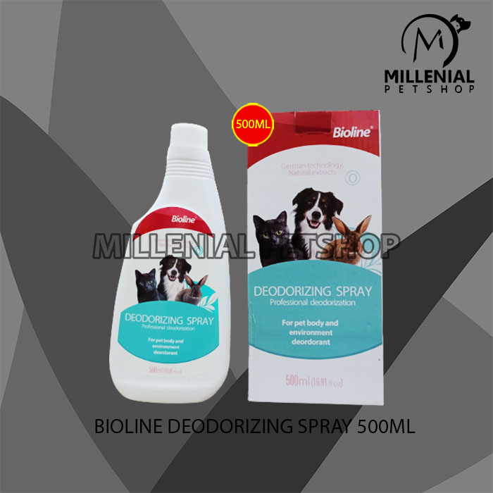 Penghilang Bau Hewan Peliharaan Bioline Deodorizing Spray 500 ML