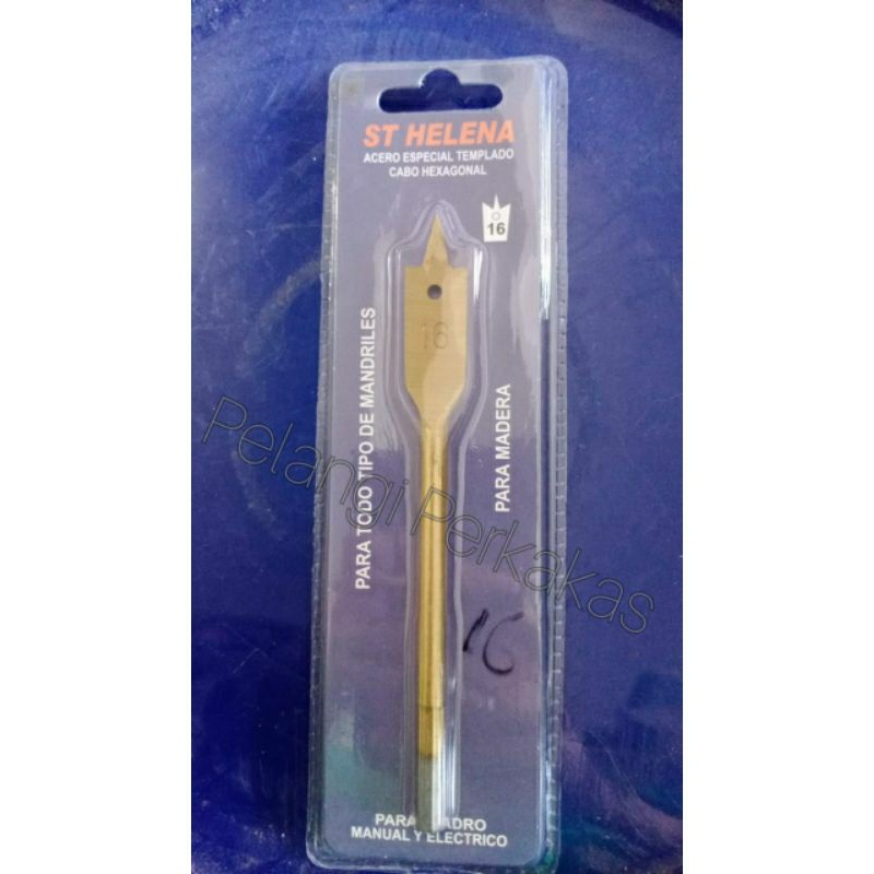 Mata Bor Kayu Kipas ST HELENA 16MM/Mata Bor Kayu/Mata Bor Kipas