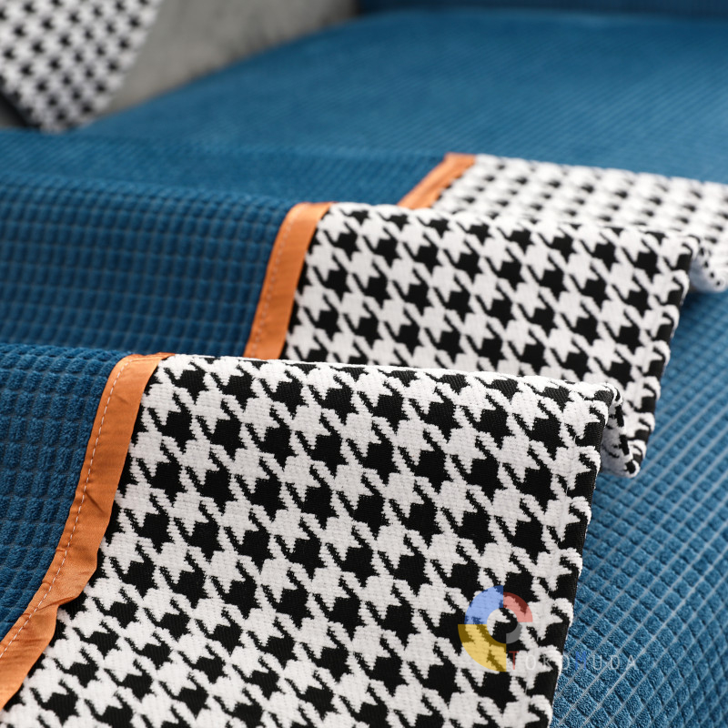 TOKOMUDA COD Sarung Sofa Pola Houndstooth Mewah Lembut COVER Sofa SR52