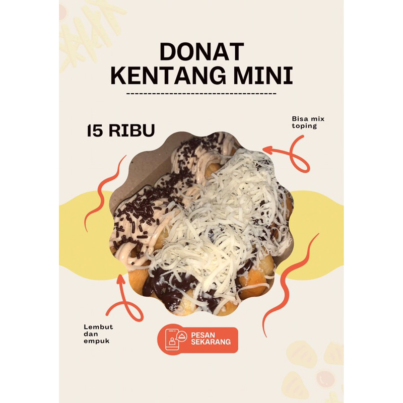 

Donat Kentang Mini