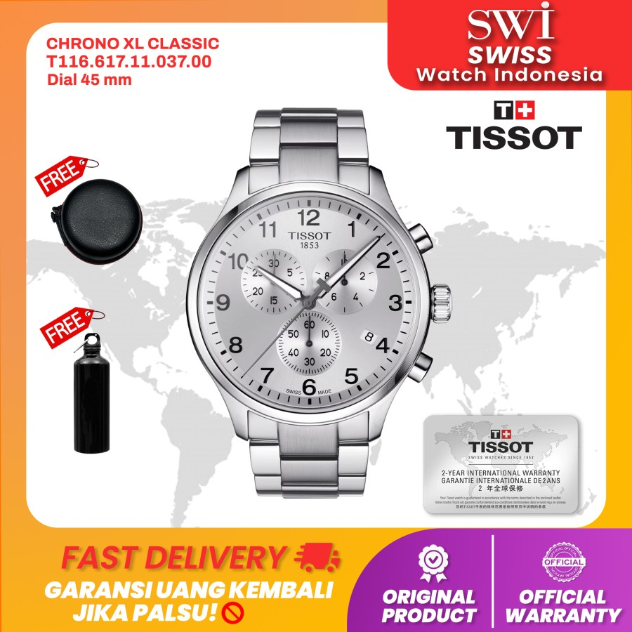 Jam Pria Tissot Chrono XL Classic T116.617.11.037.00 Analog