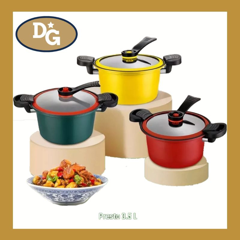 Panci Presto Viral Anti Lengket Panci Presto Teflon 3.5L