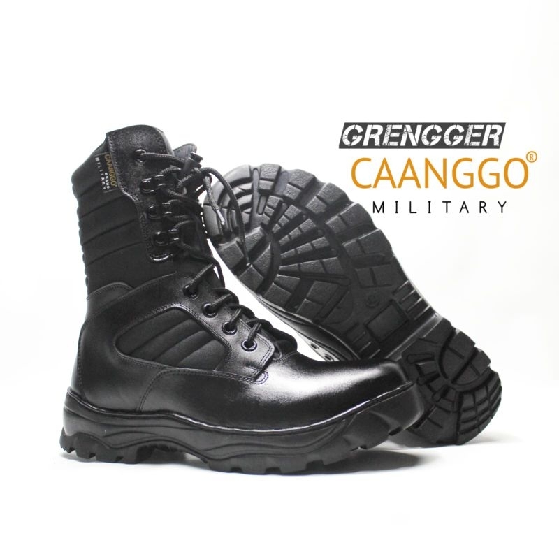 Caanggo - Sepatu pdl tni polri design terbaru bahan kulit sapi asli