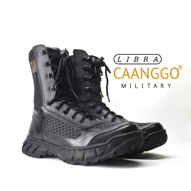 Caanggo - Sepatu pdl jatah tni design libra bahan kulit sapi asli