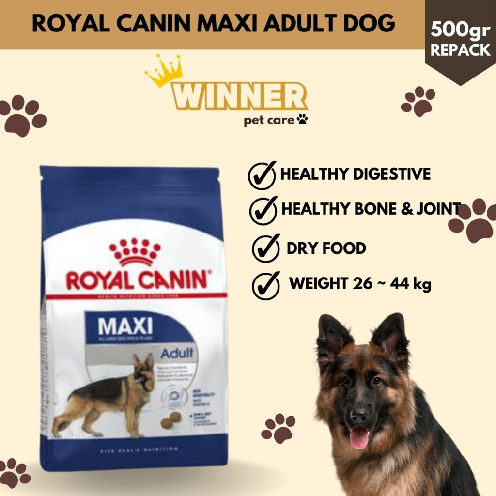 Royal Canin Maxi Adult Dog Repack 500gr