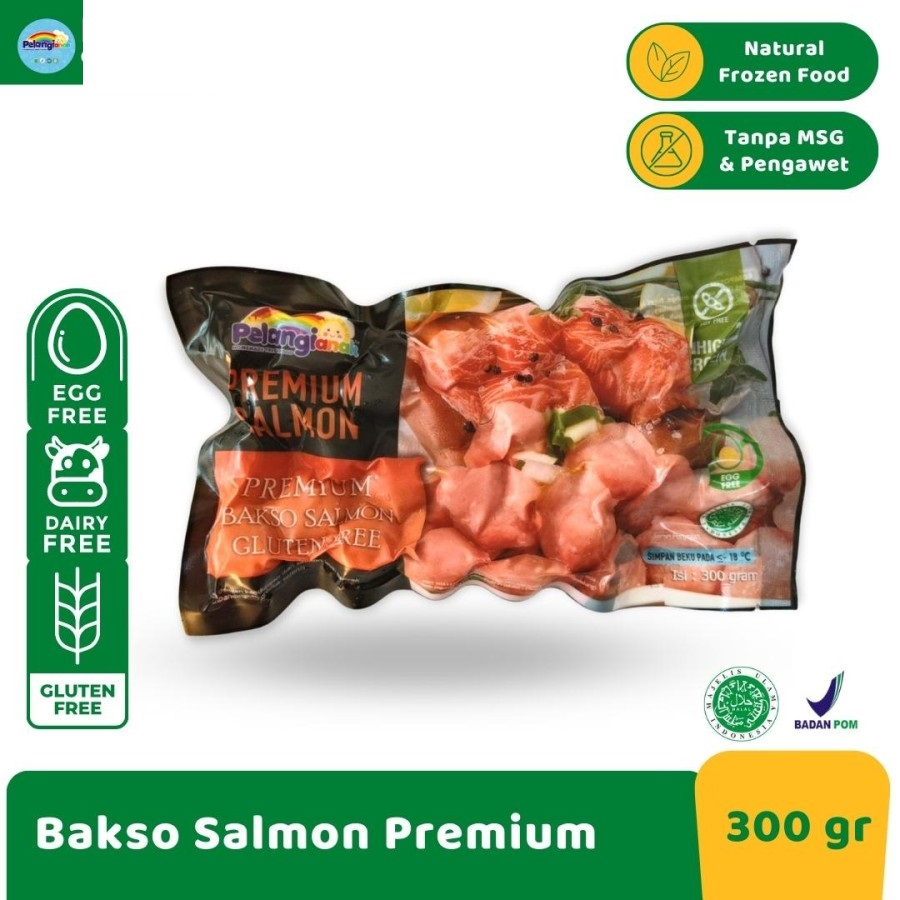 

BAKSO SALMON NON MSG (GLUTEN FREE) / MPASI HOMEMADE / FROZEN FOOD SEHAT