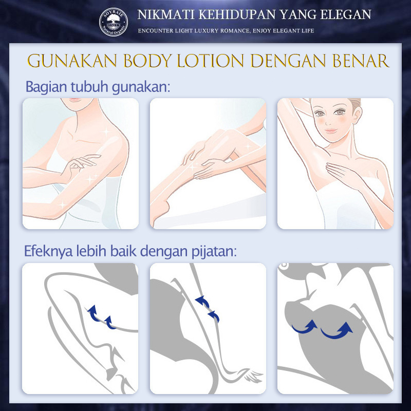 Lotion Pemutih Badan Body Lotion Pemutih Pemutih Badan Permanen 300ML Niacinamide Memlembabkan Kulit Kering,Menghidrasi,Melembutkan,Whitening body