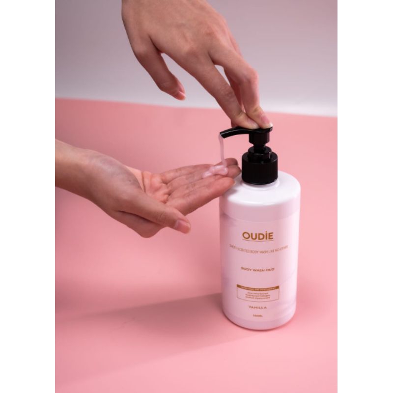 Sabun Cair Body Wash Oudie Original BPOM | Sabun Cair Wangi Gaharu Manis