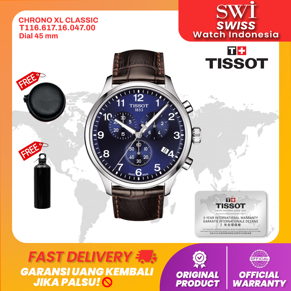 Jam Tangan Pria Tissot T116.617.16.047.00 Chrono XL Classic
