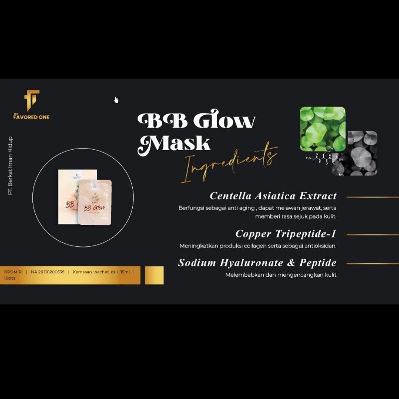 BB Glow Beauty Mask 1 pc