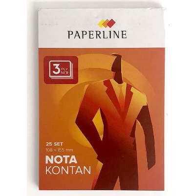 

Paperline Nota Kontan 3 Ply / rangkap Kecil per pcs