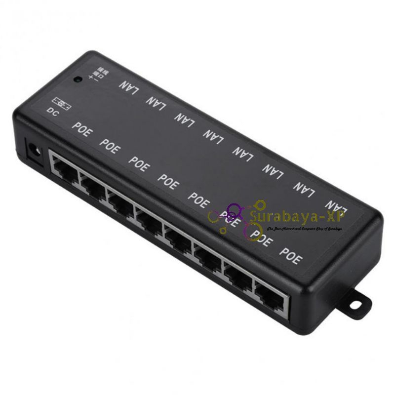 POE SWITCH 8 PORT INJECTOR 8PORT