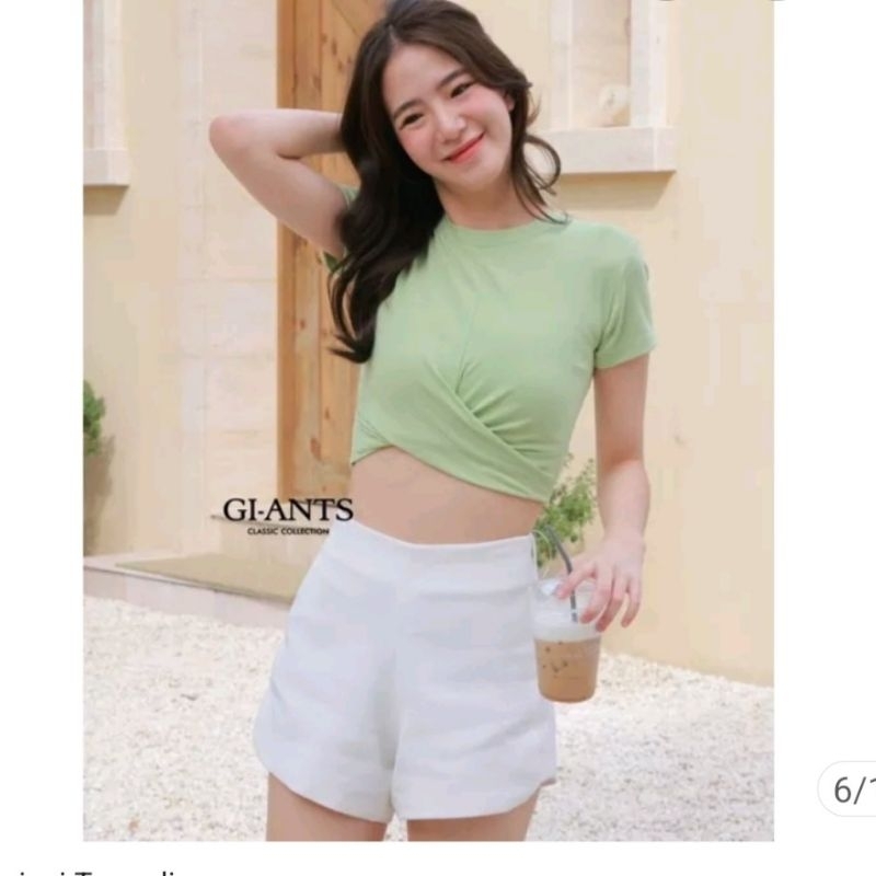 Atasan Crop Giants Basic bjgb 422 ori Bangkok