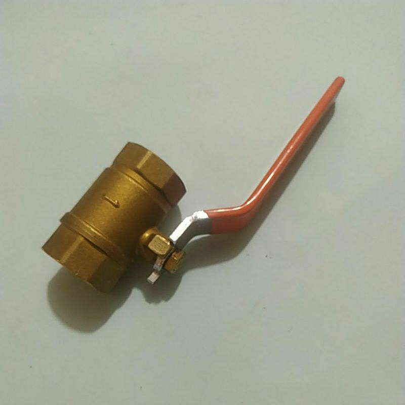 Ball Valve / stop kran kuningan 1 inci. harga per pc