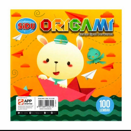 

Kertas Origami Sidu Besar 16x16 cm / Kertas Lipat Isi 100 lembar
