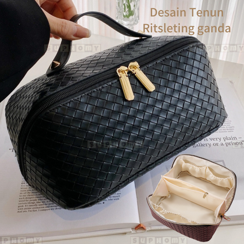 Tas Kosmetik Washbag / Make up pouch/ Cosmetic Bag Organizer/Tas Make Up Wanita/Tas Kosmetik Anti Air/Tas Kosmetik Travel Transparan /Pouch Kosmetik