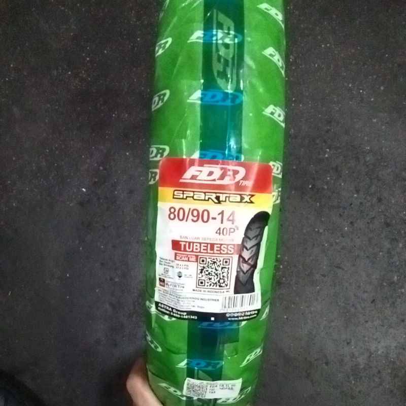 Ban Luar FDR Tubeless 80/90-14