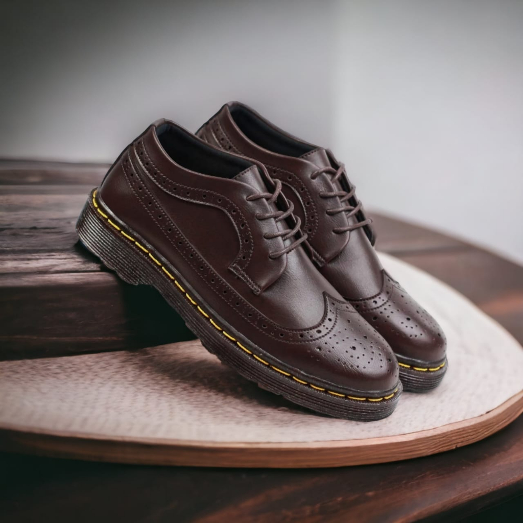 Sepatu Dr MRTIN Formal Pantofel pria Resmi Formal Hitam Kuliah Kantor Kerja PNS Guru SMITH LORD 400