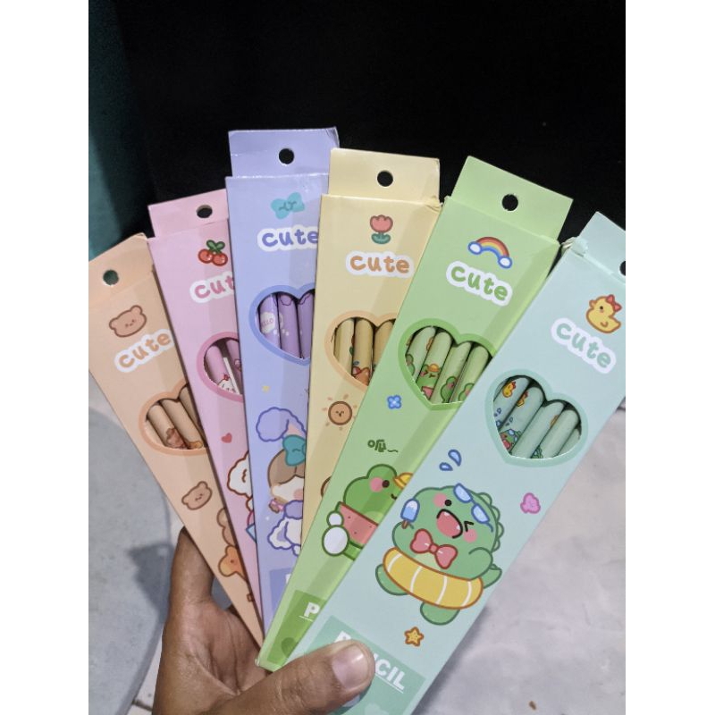 

pensil penghapus i pak isi 6