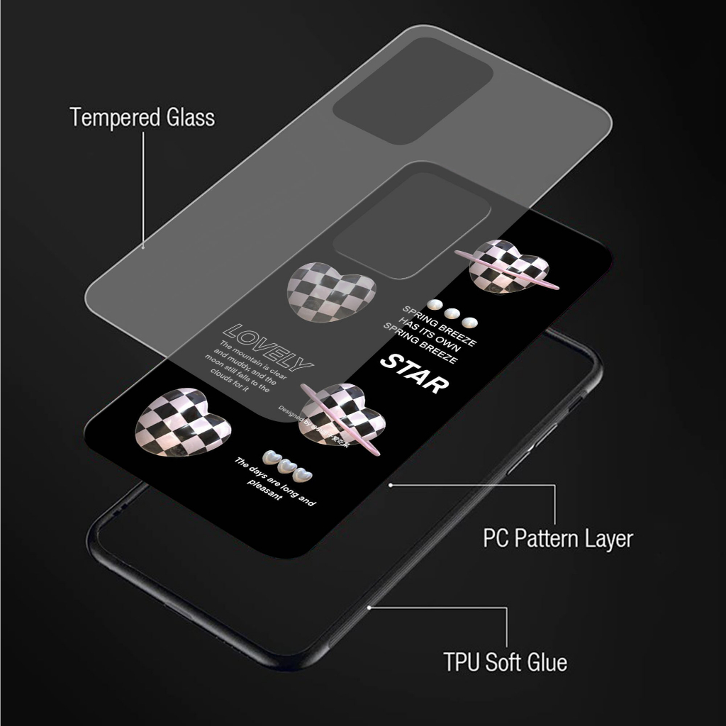 Softcase Glass [K122] for VIVO Y16 Terbaru CAMERA PROTECT Casing Handphone-Pelindung Handphone