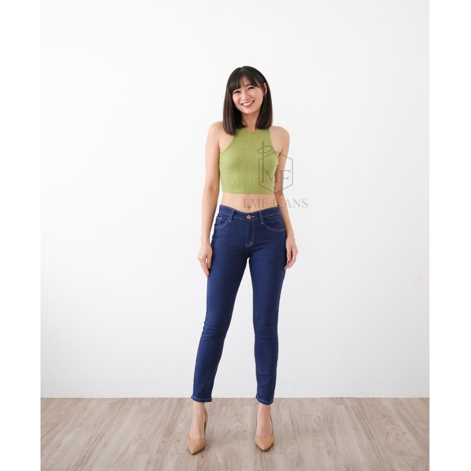Celana Jeans Wanita Panjang Basic Pensil Stretch/Melar - LMF Jeans