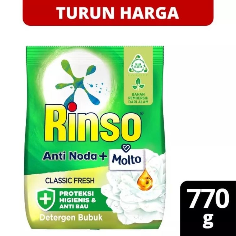 Rinso Detergent Bubuk | ANTI NODA 770ML