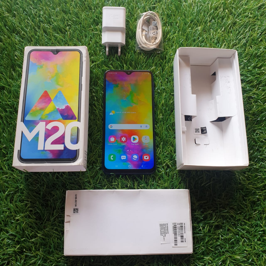 SAMSUNG M20 SECOND 3/32 GB HP SECOND HANDPHONE SECOND HP SEKEN HP BEKAS HP MURAH