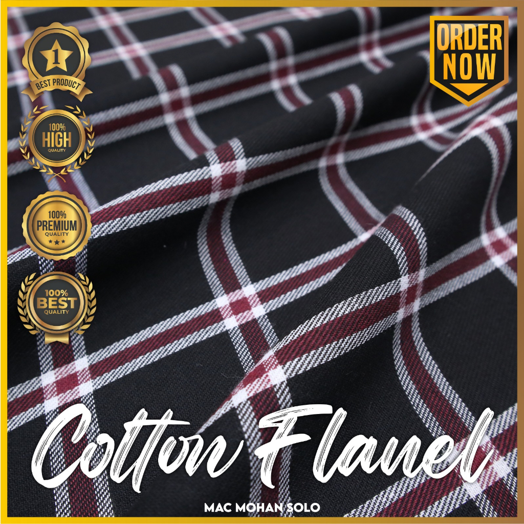 [PROMO] KAIN FLANEL KOTAK-KOTAK PREMIUM QUALITY READY STOCK TERMURAH PER-0.5M KAIN KOTAK FLANEL LOKAL YARNDYED BAJU FLANEL KOTAK JOKOWI