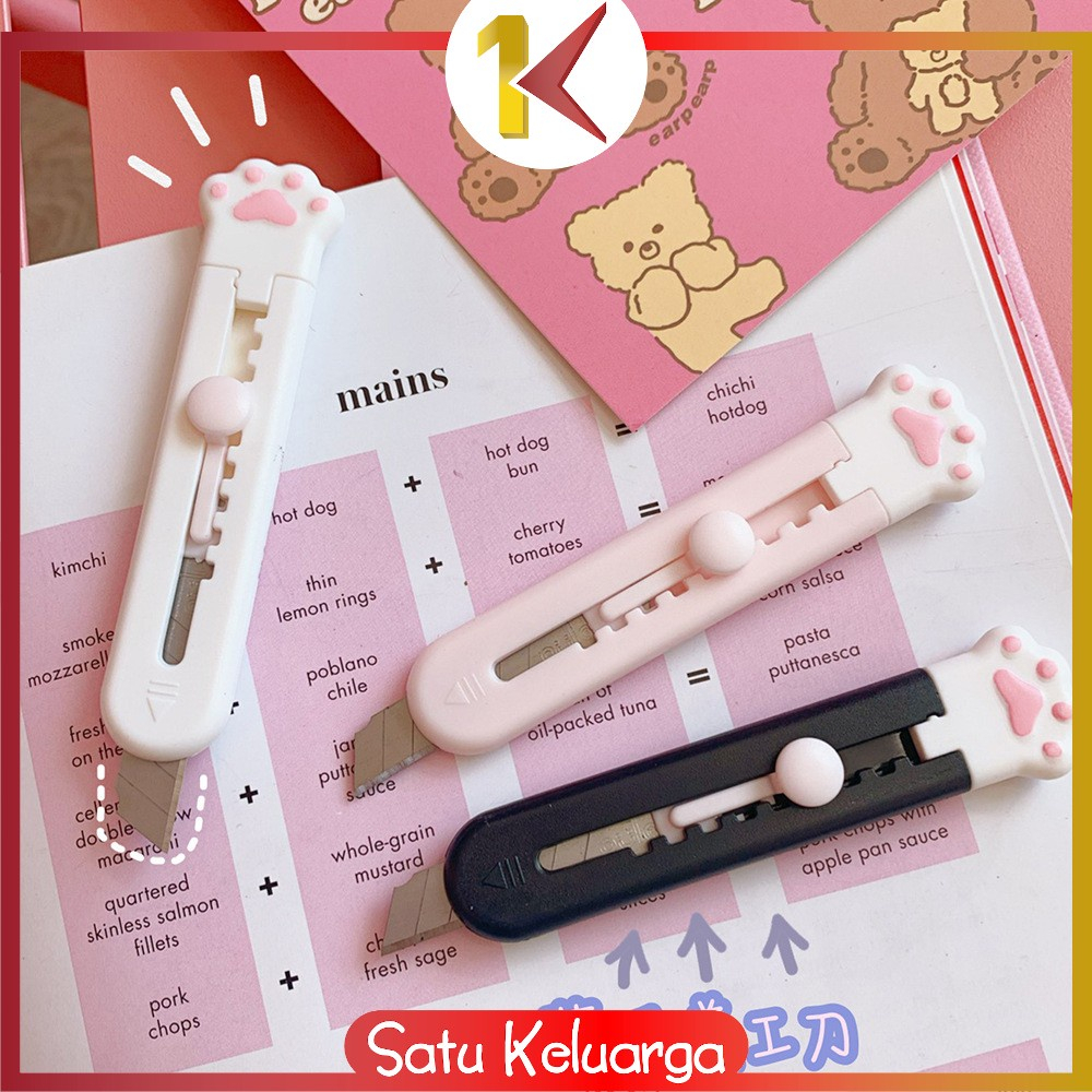 

Cutter Mini Portable Pisau Pemotong Kertas Model Animal Aestetic Mini Design