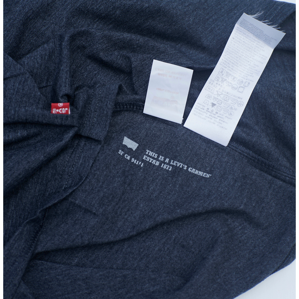 Kaos Levis Pria - Batwing Dark Grey