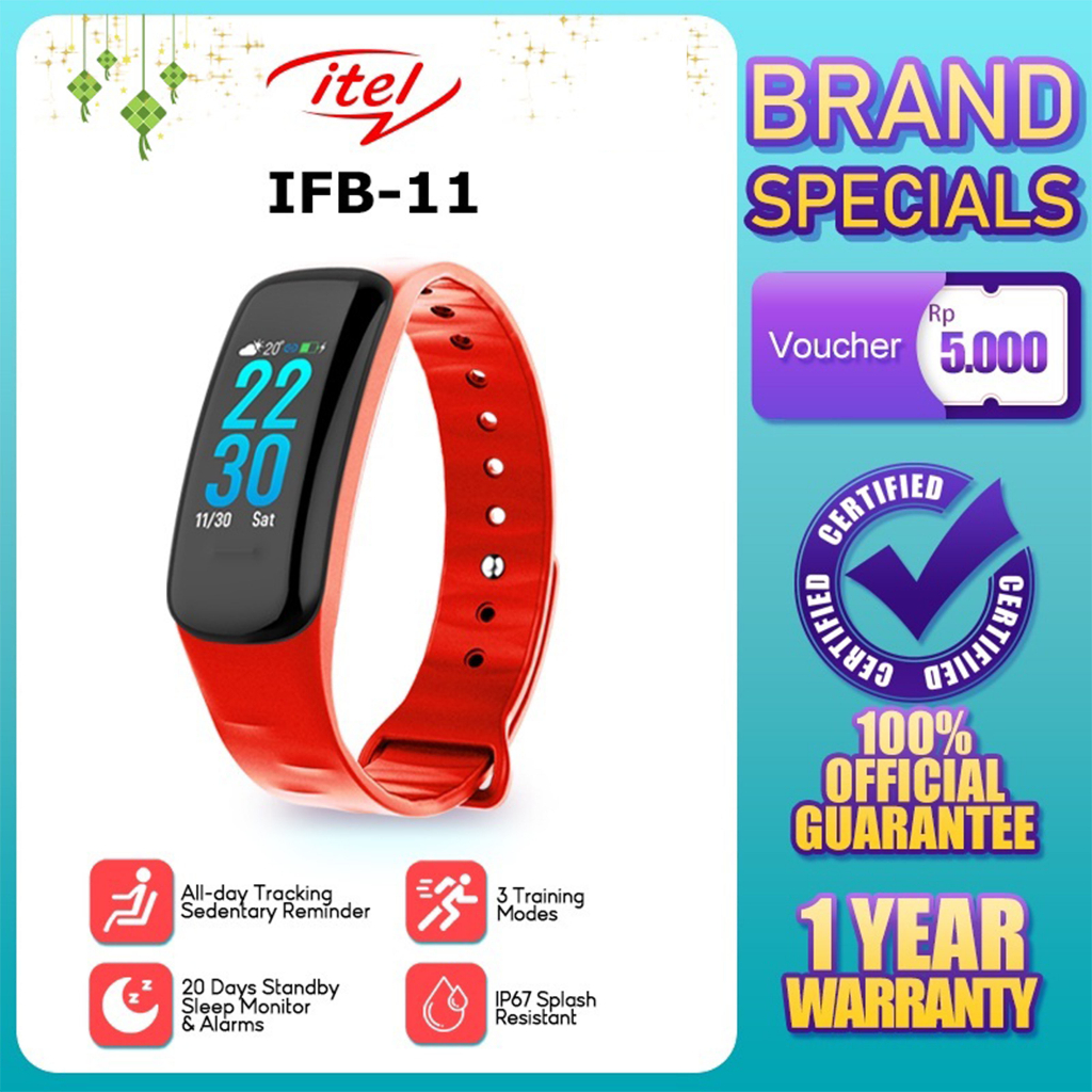 itel IFB-11-Smart band with HD Color display combination of design, durability and fitness