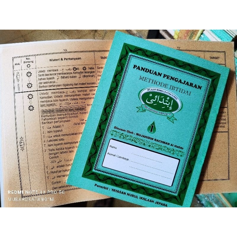 PANDUAN MENGAJAR METODE IBTIDAI PNDUAN PENGJARAN IBTIDAI CARA CEPAT BELAJAR KITAB KUNING