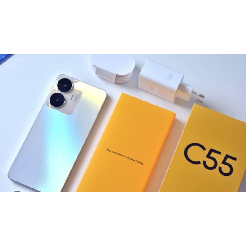 REALME C55 NFC 2023 [6+6/128GB)] ORIGINAL GARANSI REALME SECOND MULUS PLUS BONUS