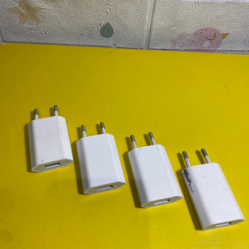 Adaptor Apple Charger Original Copotan kaki 2 for iPhone iPad iPod ex iBox