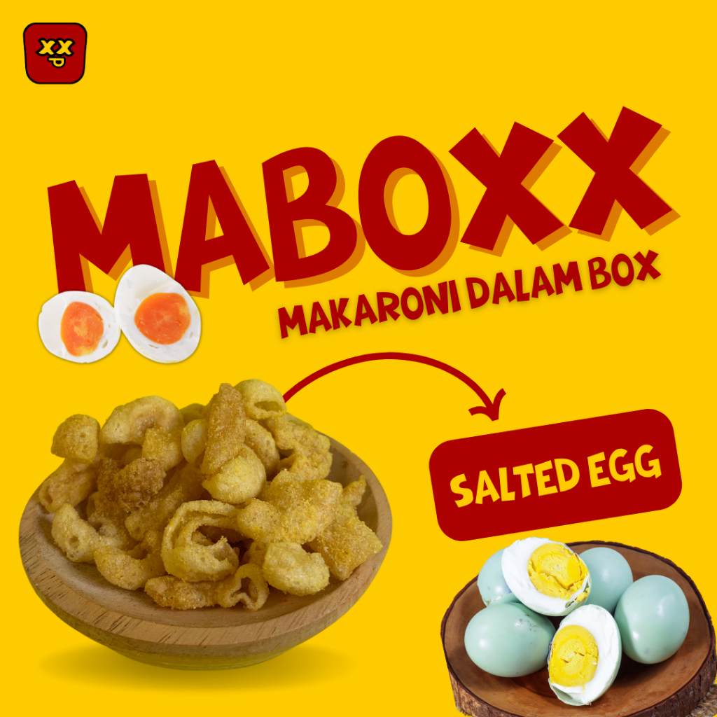 

Cemilan Makaroni Goreng Maboxx Rasa TELUR ASIN Gurih