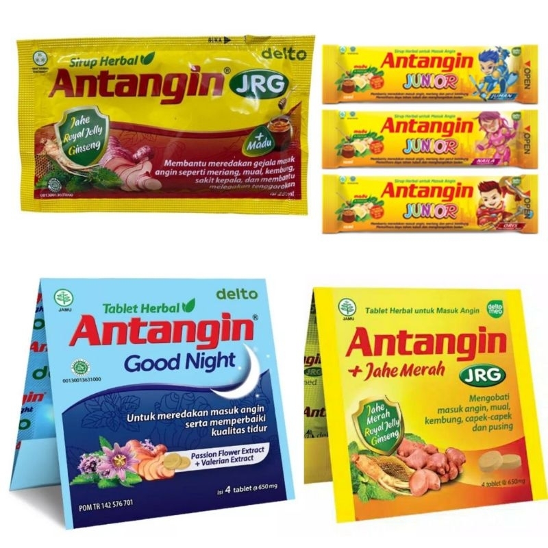 ANTANGIN (JRG Cair / JRG Tablet / Good Night / Junior Cair) - Meredakan Masuk Angin (1 Sachet)