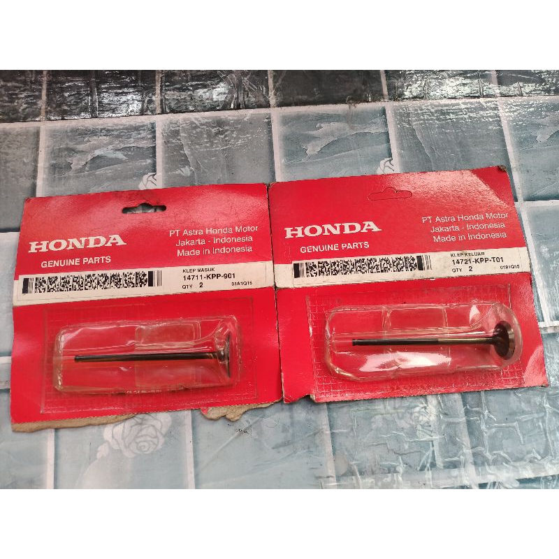 Klep In Out Valve CB Old 14711-KPP-T01 dan 14721-KPP-T01 CB Lama Street Fighter