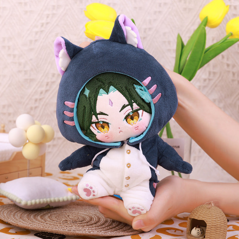 [READY JKT] Omodoki - Xiao Plush 20 Cm (Doll & Clothes SET) - Genshin Impact 20 Cm Doll Plushie