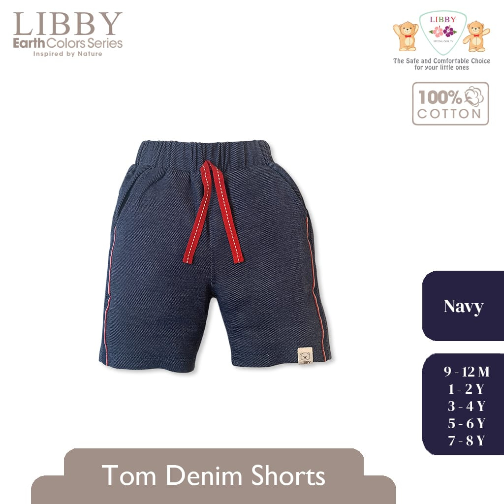 LIBBY Earth Colour Celana Tom Short Denim