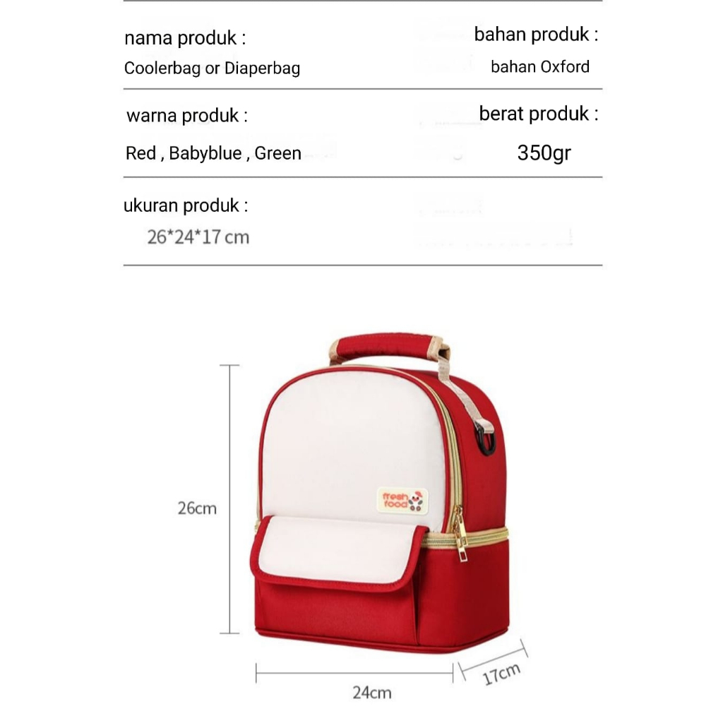 07.07 BIG SALE !! TAS BAYI / TAS ASI / TAS SELEMPANG / COOLERBAG / LUNCH BOX  / NEW SERIES