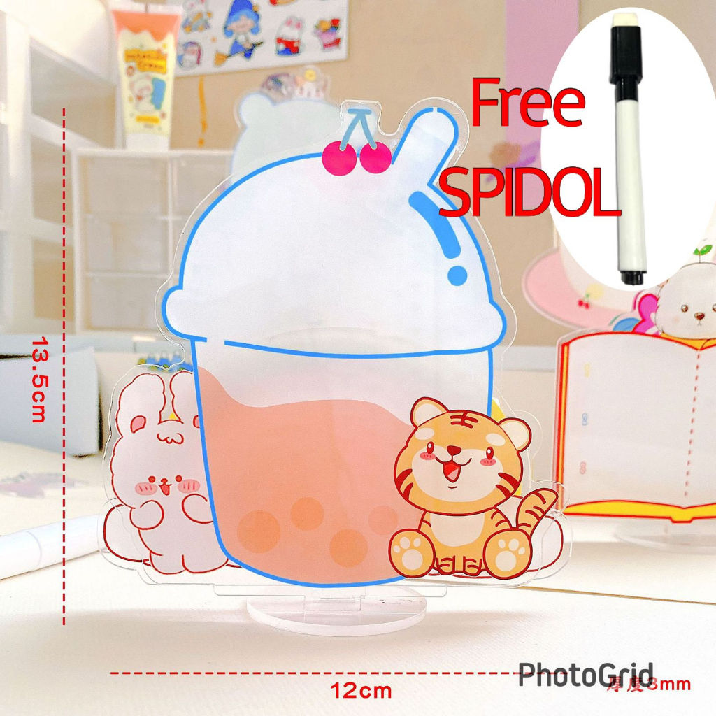 (FREE Spidol) - TS Papan tulis portable whiteboard mini acrylic