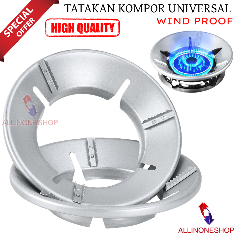TATAKAN KOMPOR PORTABLE ANTI ANGIN / COVER KOMPOR UNIVERSAL ANTI SLIP / PELINDUNG KOMPOR / PENYANGGA KOMPOR