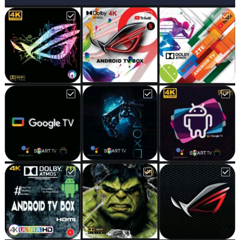 Sticker Stb Xlhome AX810 atau Advan At01