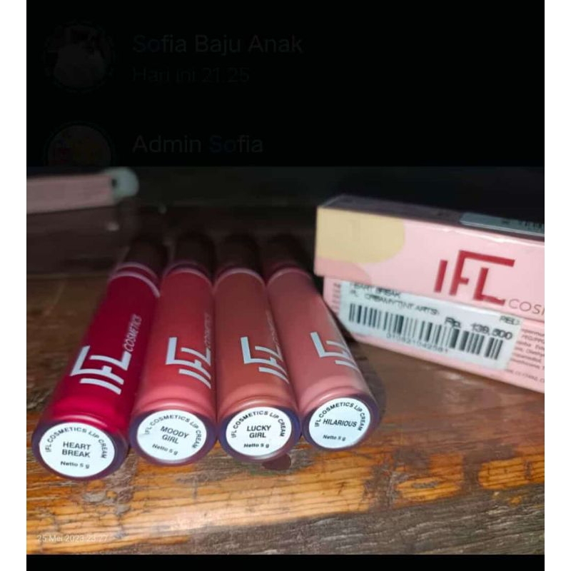 (COD)new original IFL lipcream rijek non dus