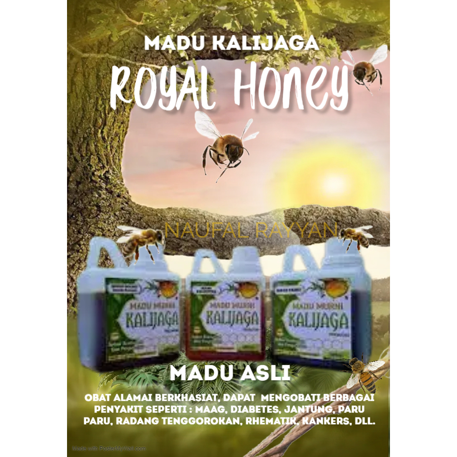 

Suplement Alami MADU KALIJAGA dari Lebah Odeng,100% Asli Madu Hutan