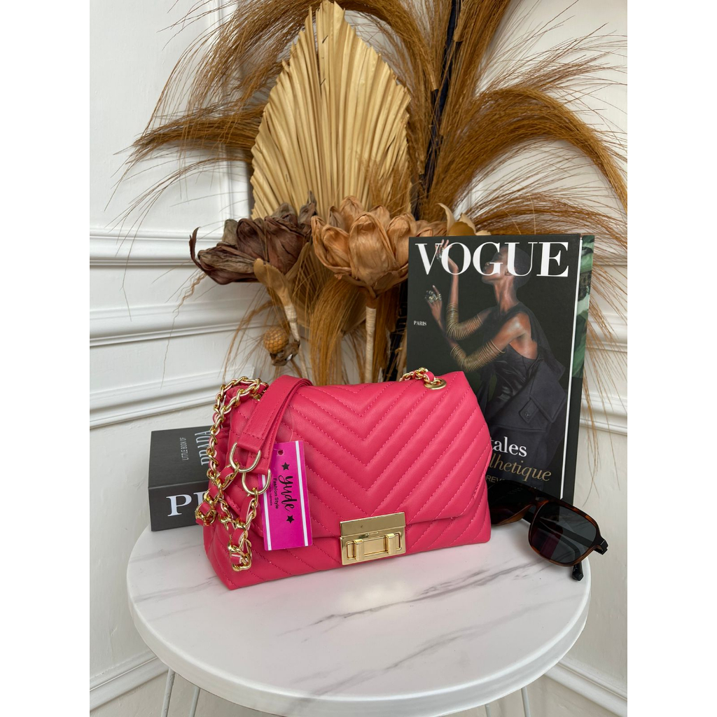 YUDE Tas Selempang Wanita Kekinian Aurel Bag Bahan Premium