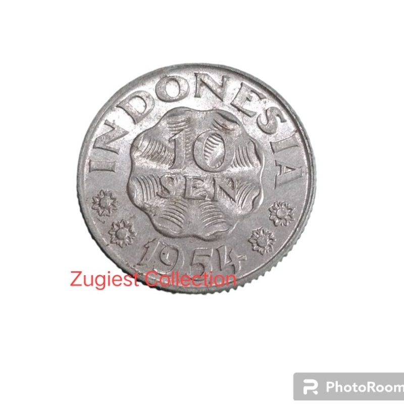 Koin Lawas Indonesia 10 Sen Tahun 1951-1954