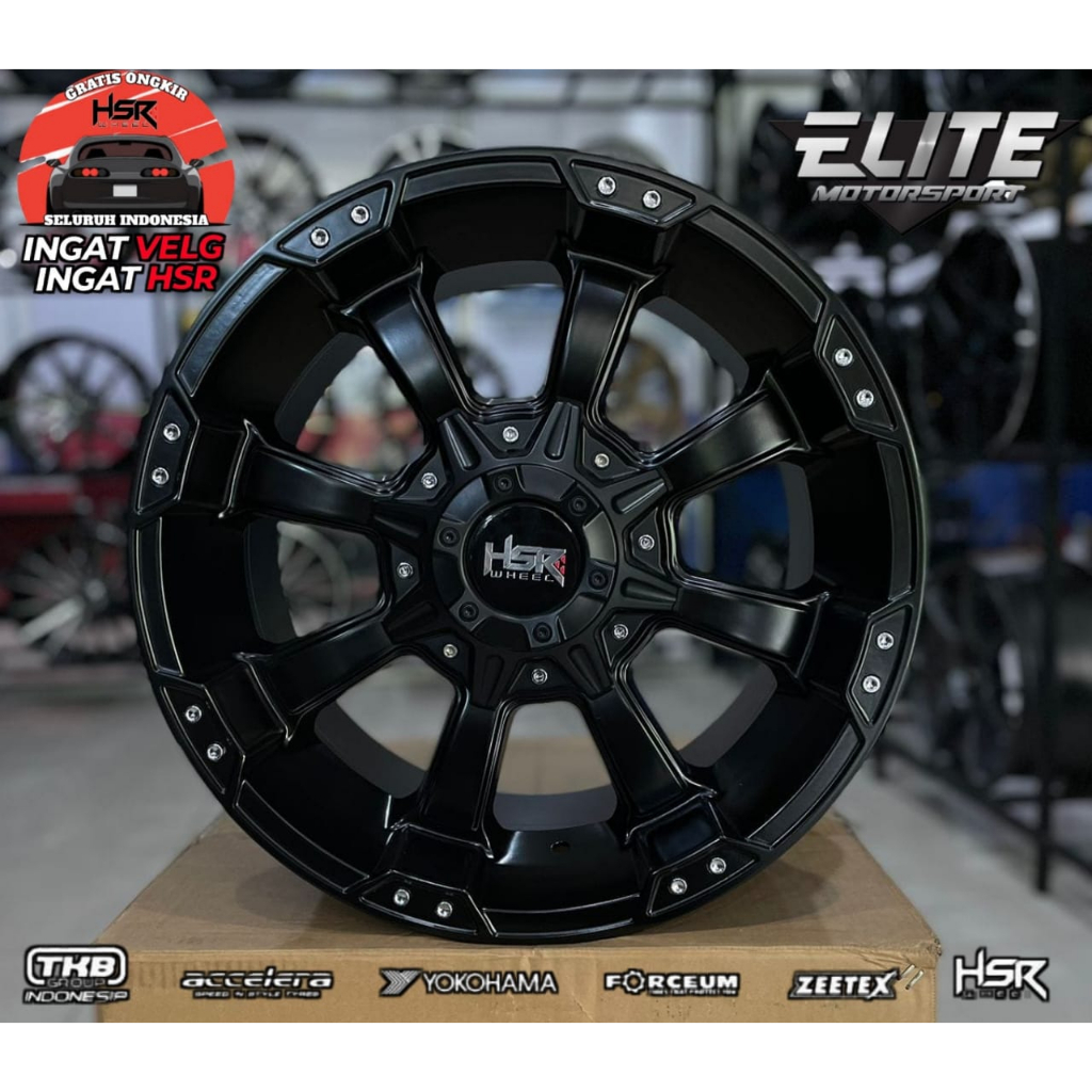 Velg mobil Pajero Pajero Sport Fortuner Hilux R17 Lubang 6 - Velg Racing RENGIT HSR