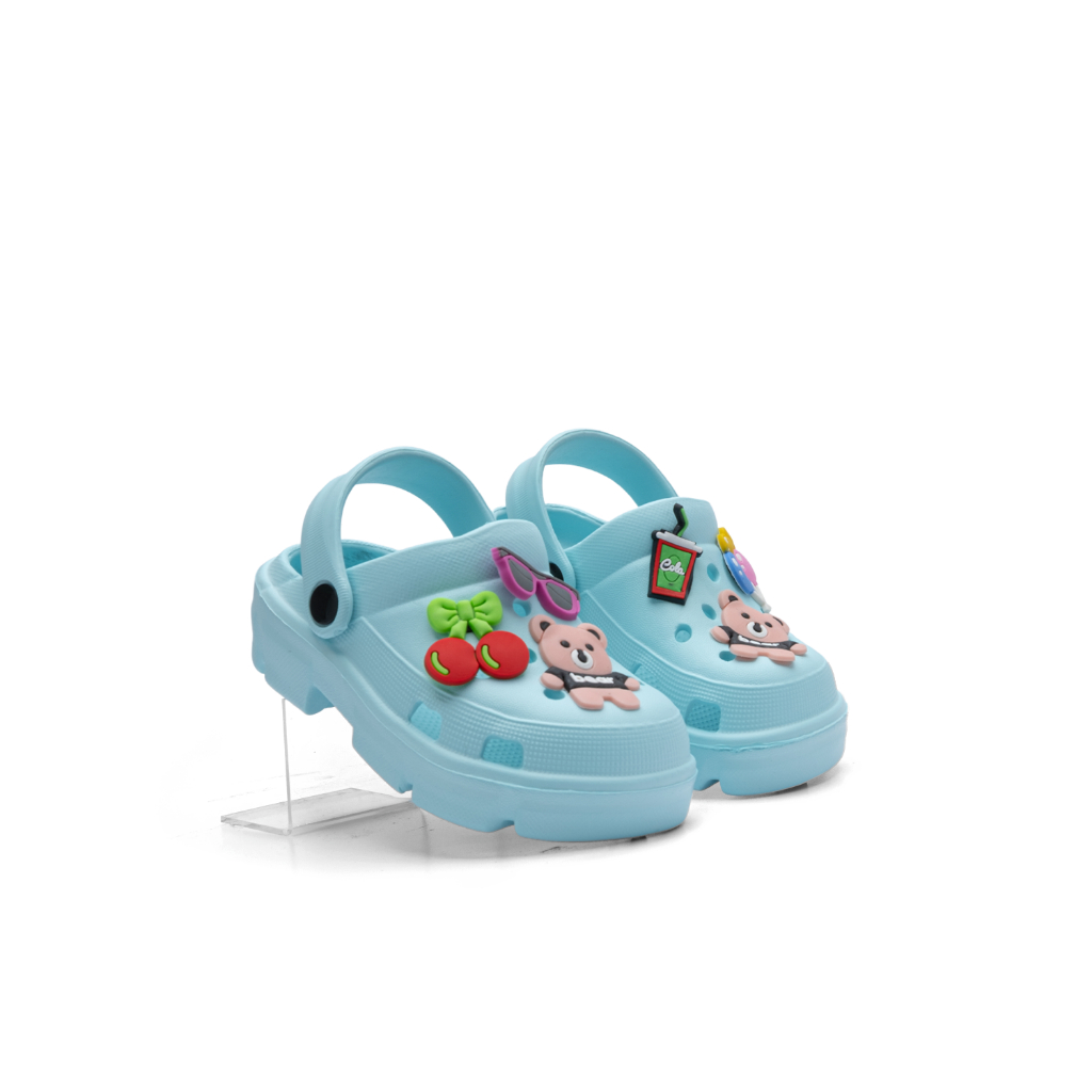 Aks - Sandal golfer anak perempuan Model jibbitz korean style panda new