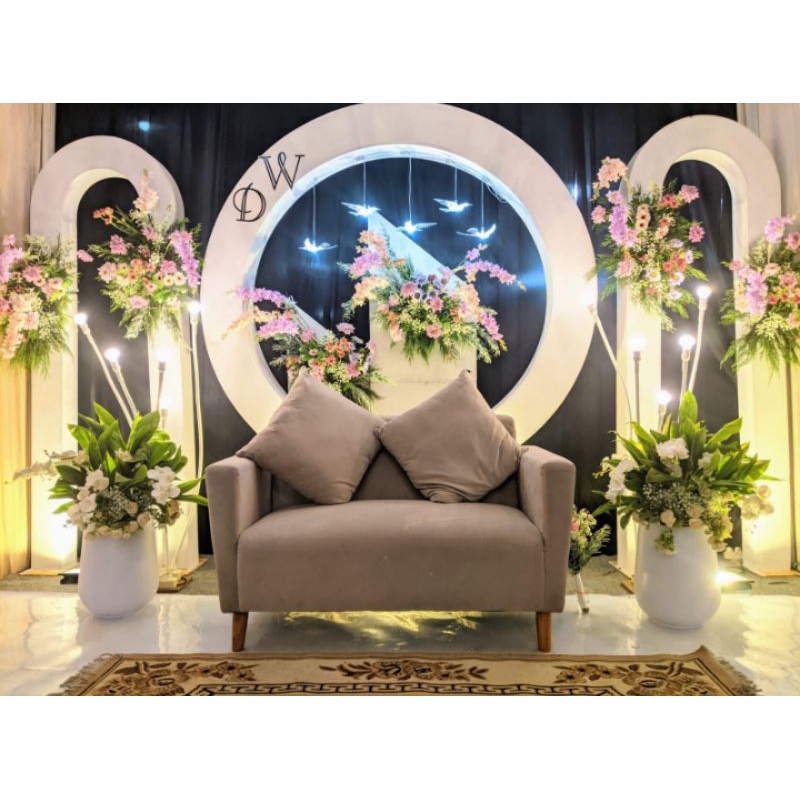 pot gentong dekorasi ukuran tinggi 40 cm bahan spon karet //pelaminan//backdrop